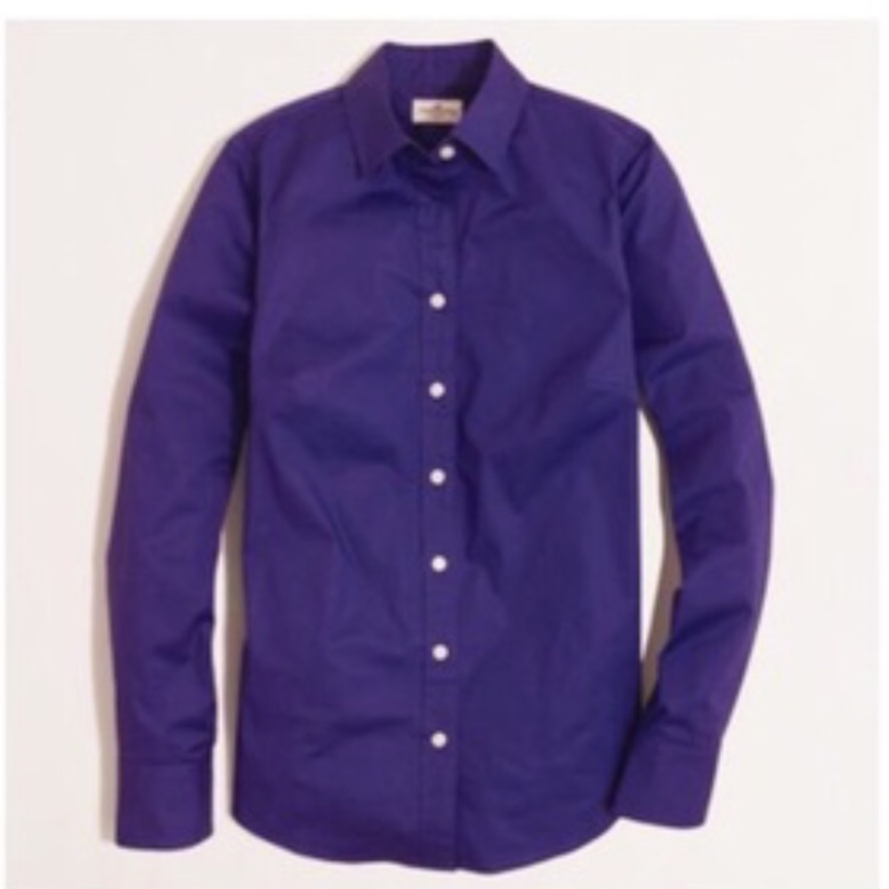 J. Crew Stretch Classic Button-Down Shirt